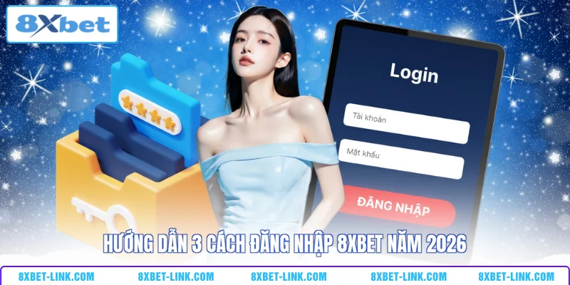 Hướng dẫn 3 cách đăng nhập 8xbet năm 2026 